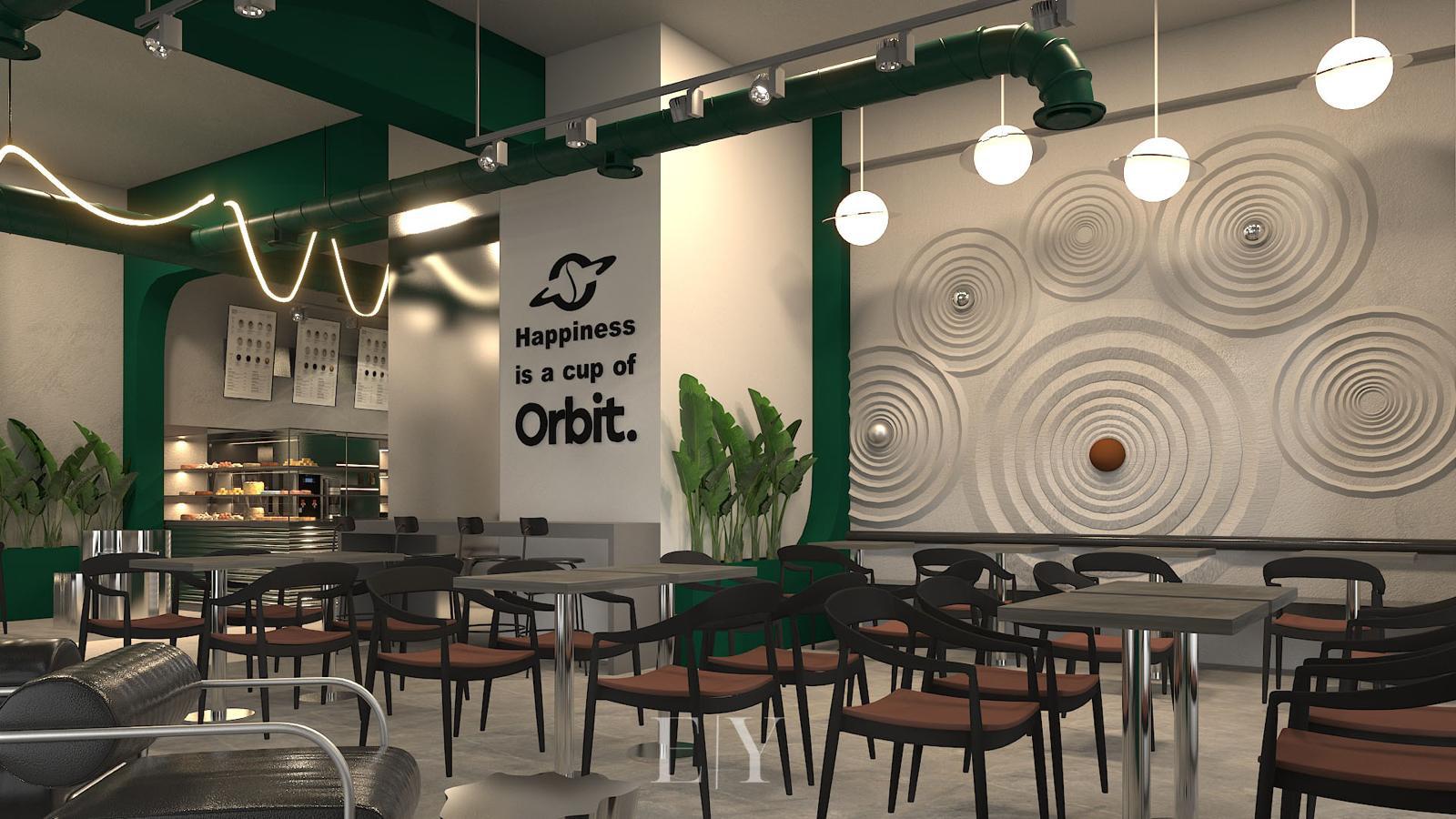 Orbit Coffee mağaza iç mekan görseli